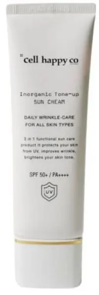 Cremă de protecție solară anorganică tonifiantă CellHappyCo, SPF50, 50 g