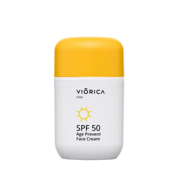Crema de protectie solara SPF 50 age prevent Solar, 50ml, Viorica