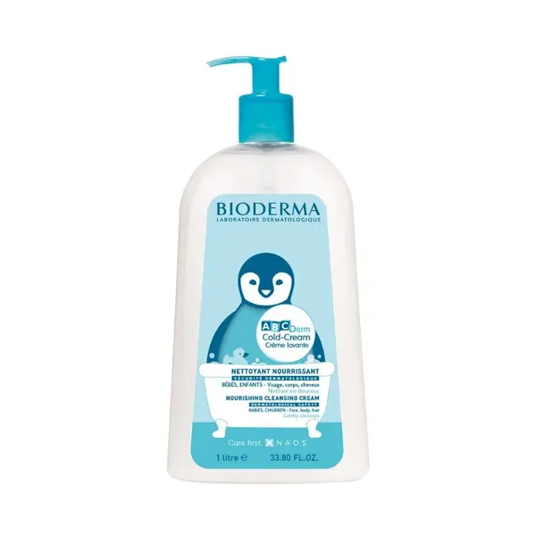 Crema de spalare ABCDerm Cold Cream, 1L, Bioderma