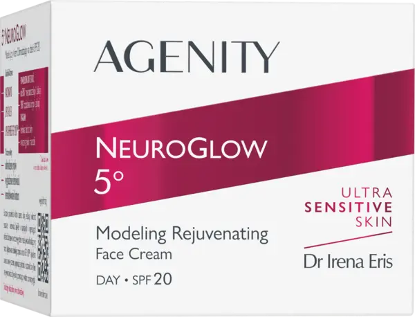 Crema de zi cu efect de rejuvenare si modelare NeuroGlow 5 SPF20, 50ml, Agenity