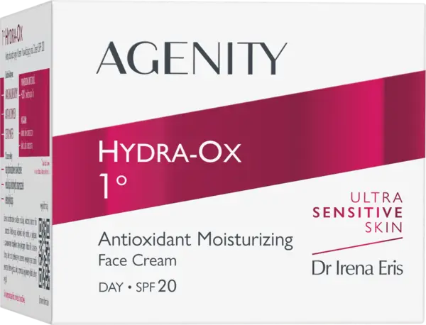 Crema de zi hidratanta antioxidanta Hydra-Ox 1 SPF20, 50ml, Agenity