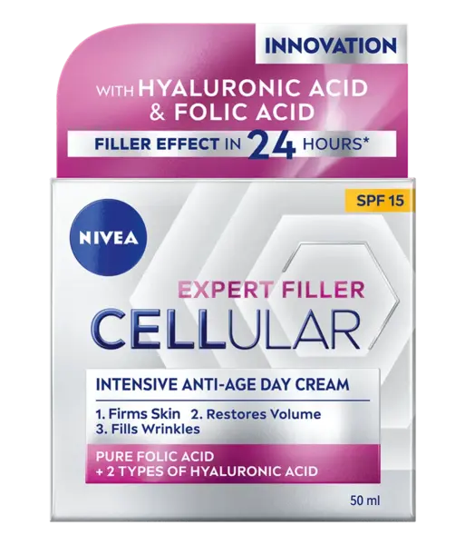 Crema de zi Hyaluron Filler Firming FPS15 Cellular Care, 50ml, Nivea