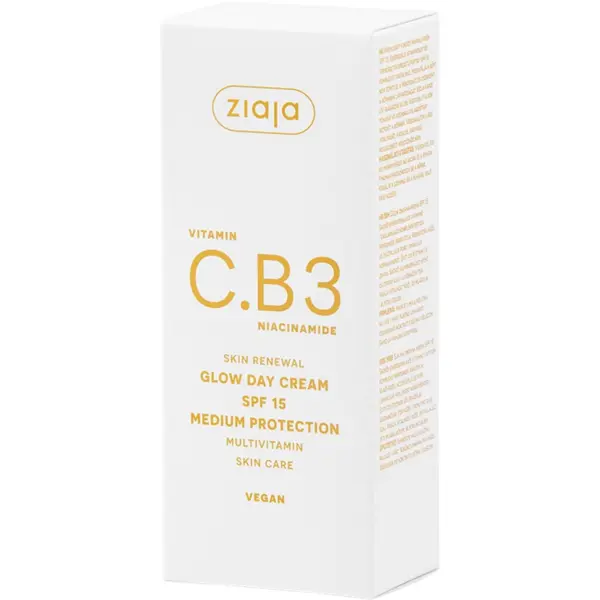 Crema de Zi SPF15 pentru Fata cu Vitamina C.B3 si Niacinamida 50ml