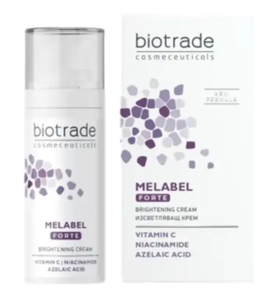 Crema depigmentanta cu actiune tripla Melabel Forte, Biotrade | 30 ml