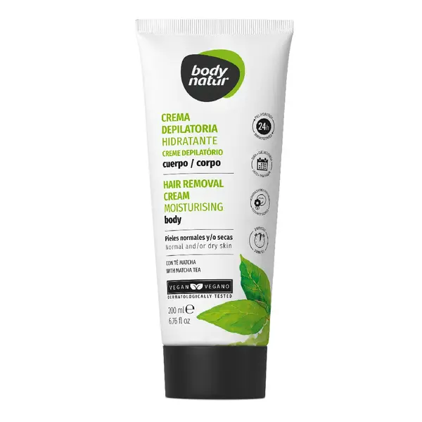 Crema depilatoare pentru piele normala, 200 ml, Body Natur