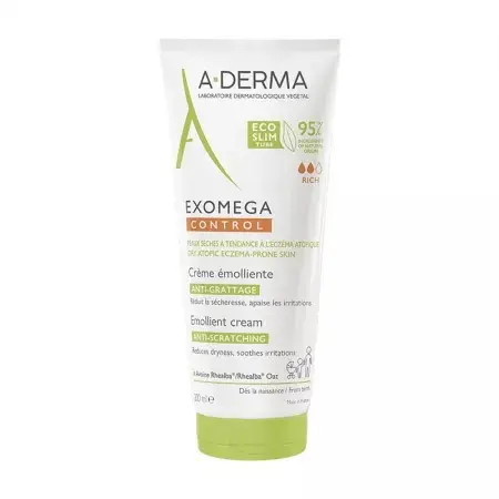 Crema emolienta Exomega Control, 200ml, ADerma