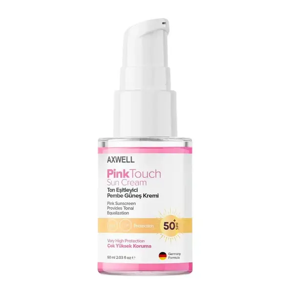 Crema faciala protectie UVA/UVB Pink Touch by Verilaria, SPF50+, Hidratare Superioara, 60ml