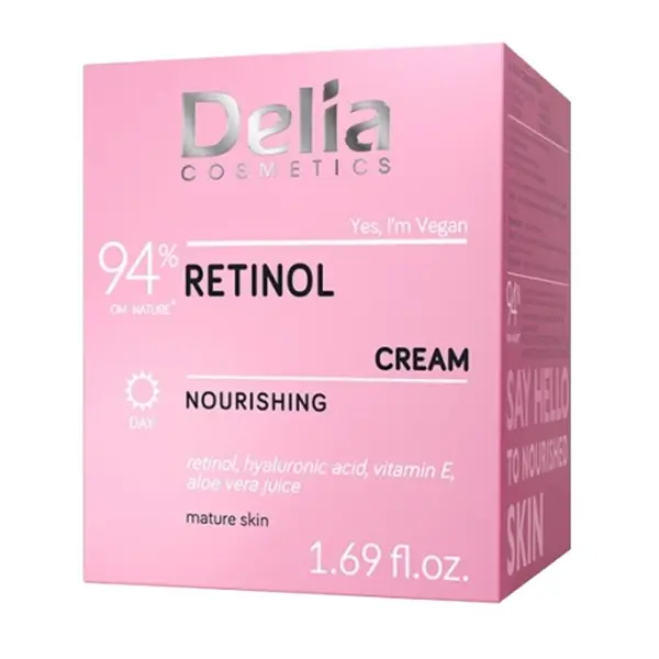 Crema Fata Nutritiva Delia, Retinol, 50 ml