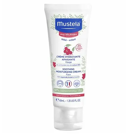 Cremă Hidratantă Calmantă Față pentru Piele Sensibilă, 40 ml, Mustela
