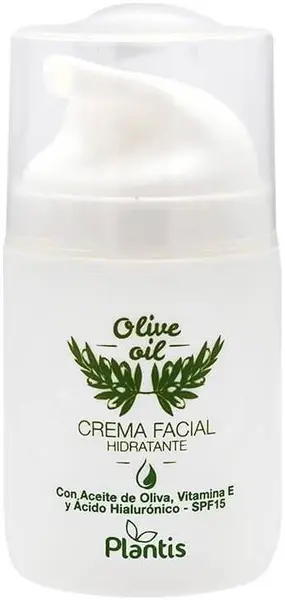 Cremă hidratantă de față Plantis cu ulei de măsline, SPF15, 50 ml, Artesania Agricola
