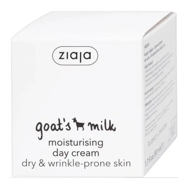 Crema hidratanta de zi cu lapte de capra, 50 ml, Ziaja