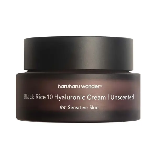 Crema hidratanta fara parfum Black Rice 10 Hyaluronic, HaruHaru Wonder, 50ml