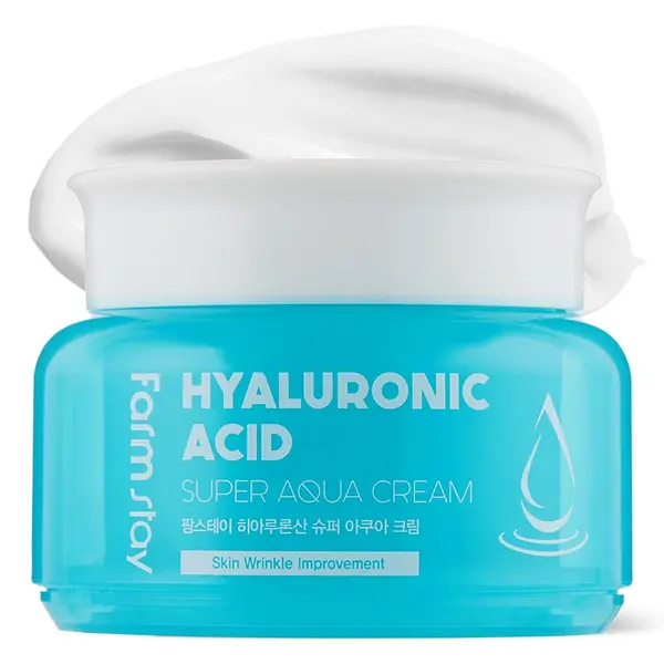 Crema Hidratanta Farmstay Hyaluronic Acid Super Aqua Cream