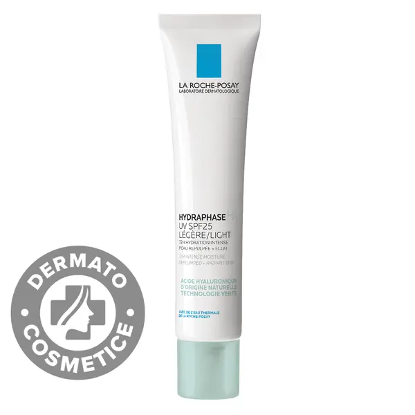 Crema hidratanta Hydraphase HA UV cu SPF 25 ten normal sau mixt, 40ml, La Roche-Posay