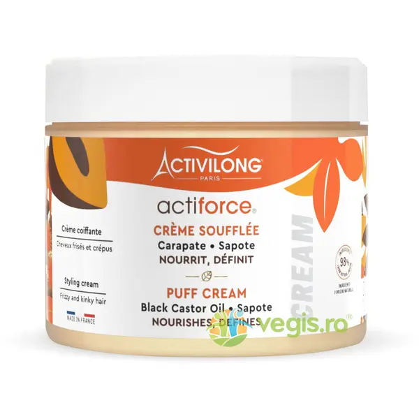 Crema Hidratanta pentru Coafare cu Ulei de Ricin Negru Actiforce 300ml