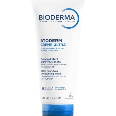 Crema hidratanta pentru fata si corp Atoderm Ultra, 200 ml, Bioderma