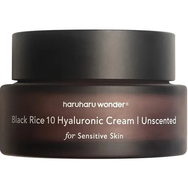 Cremă hidratantă pentru piele sensibilă cu 10 tipuri de acid hialuronic Haruharu Wonder Black Rice, 50 ml