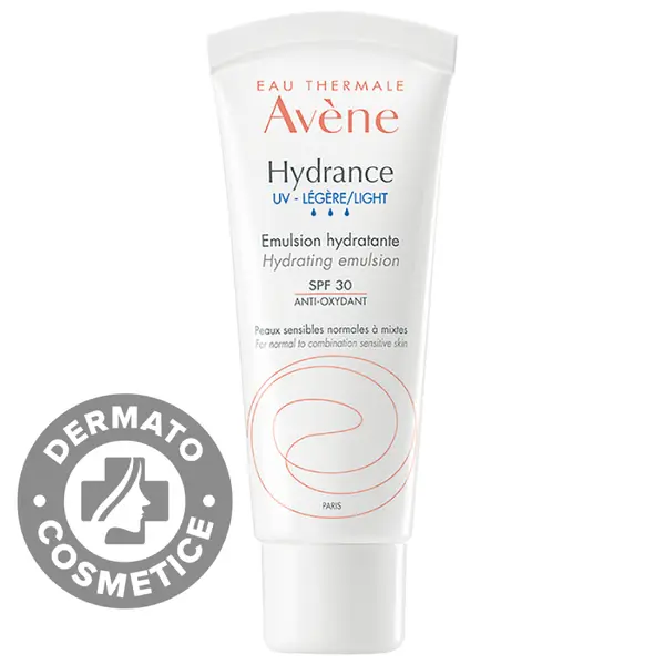 Crema hidratanta pentru ten normal-mixt SPF 30 Hydrance Legere UV, 40ml, Avene