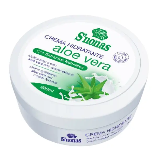 Crema hidratanta SNonas cu aloe vera, Arom | 200 ml