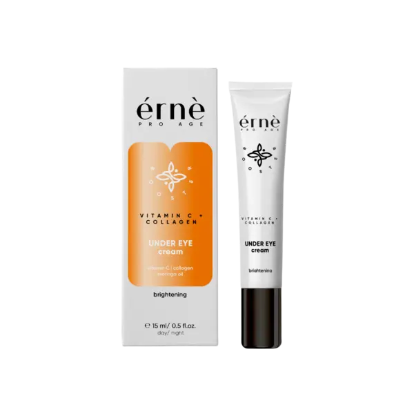 Crema iluminatoare pentru ochi cu Vitamina C si Colagen, 15ml, Erne