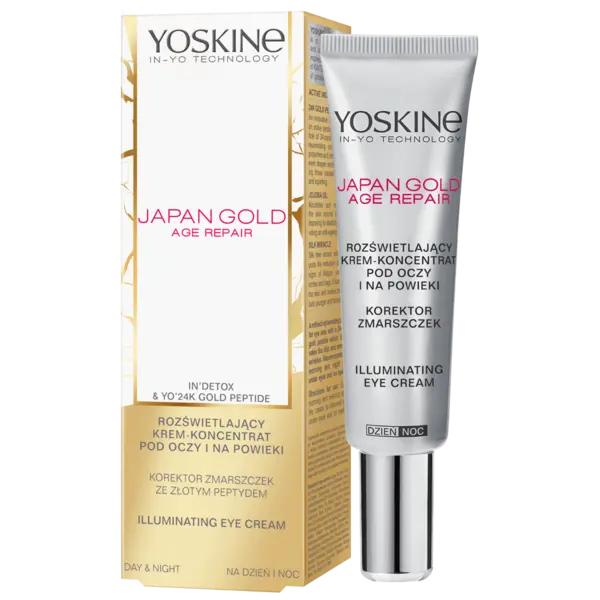 Crema iluminatoare pentru ochi de zi si noapte Japan Gold, 15ml, Yoskine