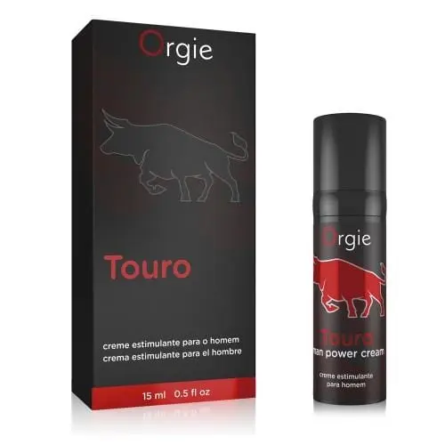 Cremă intimă Orgie – TOURO, cu taurină și ginkgo biloba, pentru intensificarea erecției, 15 ml