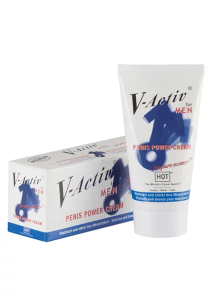 Cremă intimă pentru bărbați Hot - V-Activ Penis Power, stimulează potența, 50 ml