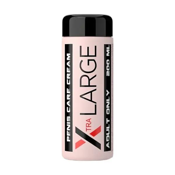 Cremă intimă X-Tra Large Penis Massage Cream, pentru îngrijirea și tonifierea penisului, cu ulei de migdale, 200 ml