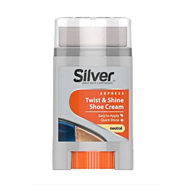 Crema Lichida pentru Pantofi cu Aplicator, Silver, Neutru, 50 ml x 6 Bucati
