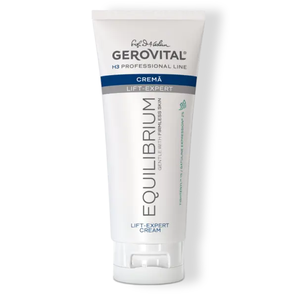 Cremă Lift-expert Antirid și Fermitate Pentru Ten Matur, Gerovital H3 Equilibrium, 200 Ml