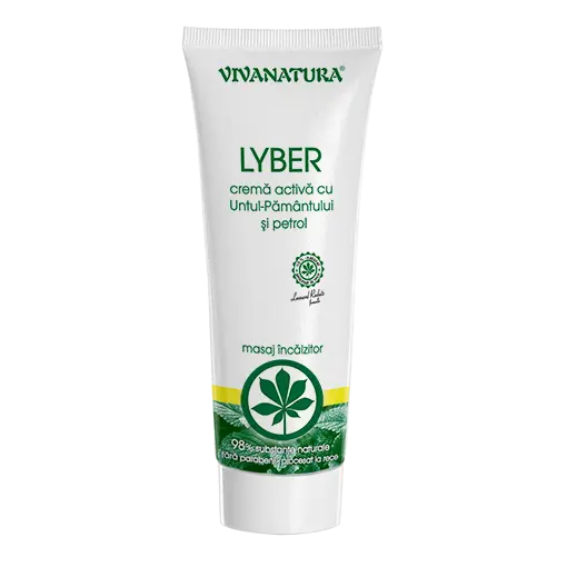 Crema Lyber antireumatica cu untul pamantului si petrol 250ml - Viva Natura