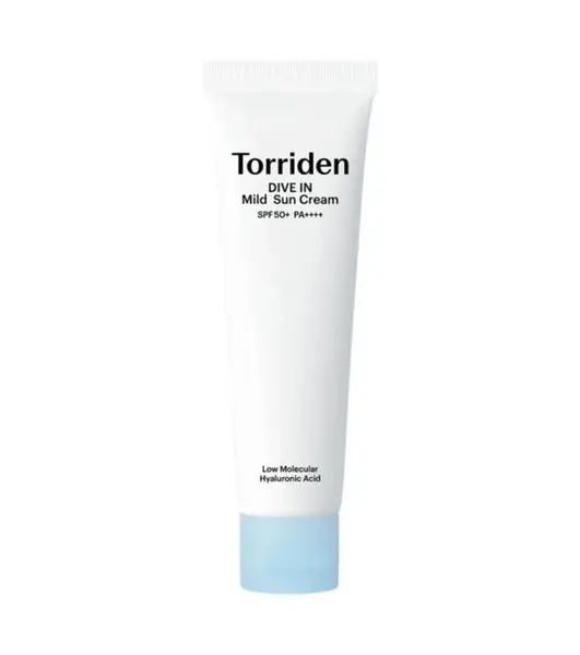 Crema minerala protectie soalara, 10 tipuri acid hialuronic, Torriden, SPF 50+ PA++++, 60ml