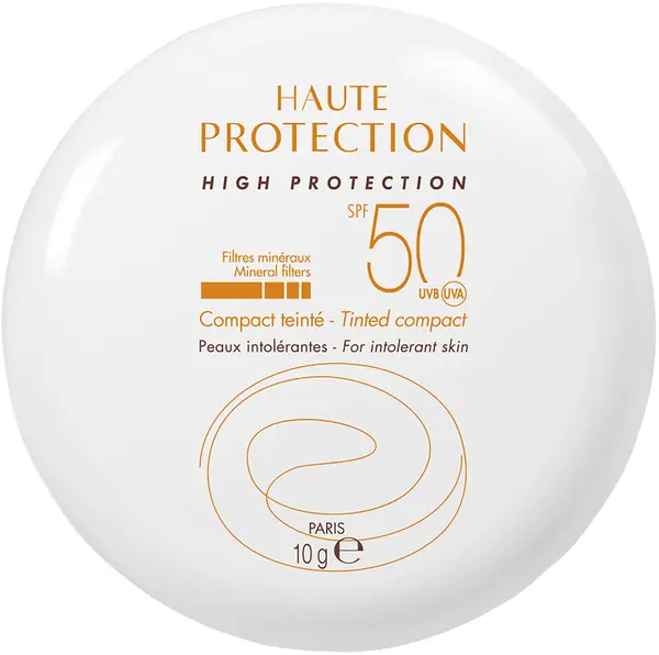 Cremă minerală pudră Avène Sun, miere, SPF50, 10 g