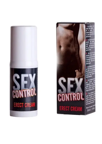 Cremă pentru bărbați Ruf - Sex Control Erect – Cu efect de întârziere a ejaculării și stimulare a erecției, 30 ml