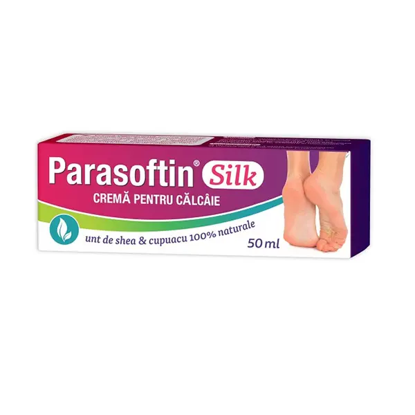Crema pentru calcaie Silk Parasoftin, 50 ml, Zdrovit