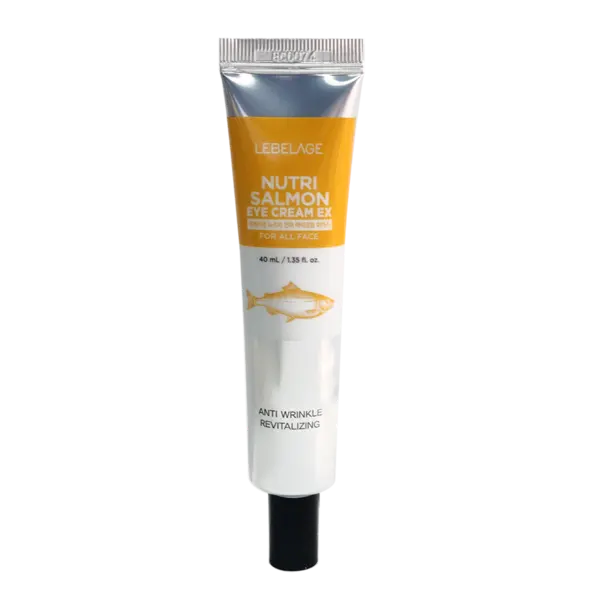 Crema pentru conturul ochilor cu Ulei de Somon si Centella Asiatica Nutri Salmon, 40ml, Lebelage