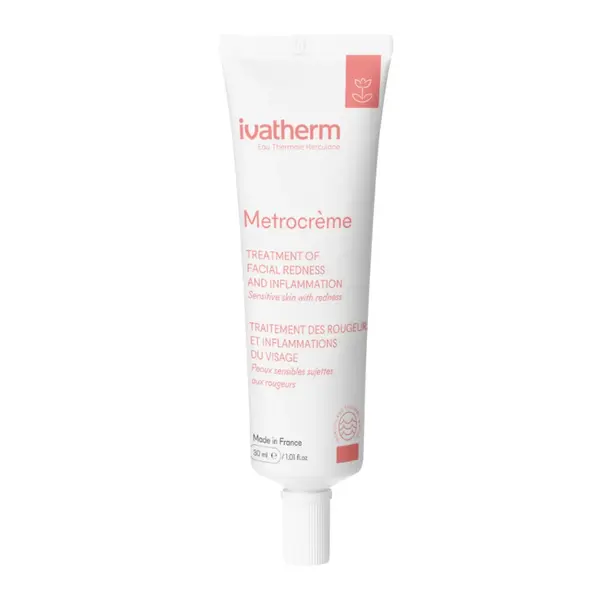 Crema pentru piele sensibila cuperozica Metrocreme, 30ml, Ivatherm