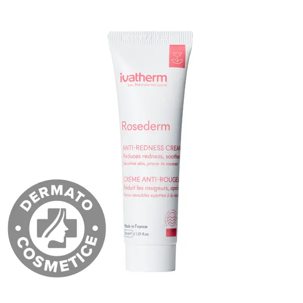 Crema pentru piele sensibila si cuperozica Rosederm, 30ml, Ivatherm
