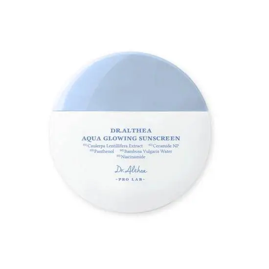 Crema pentru protectie solara cu SPF50+ PA++++ Aqua Glowing, 45ml, Dr. Althea