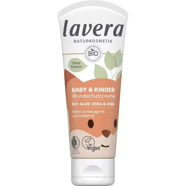 Crema pentru zona scutecului cu aloe vera bio si zinc fara parfumuri - 75 ml
