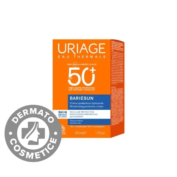 Crema protectie solara fara parfum SPF50+ Bariesun, 50ml, Uriage