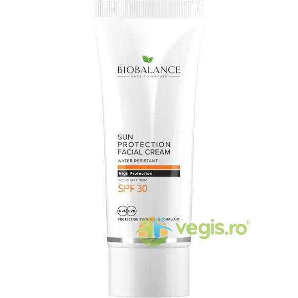 Crema Protectie Solara SPF30+ pentru Fata cu Protectie foarte Inalta UVA&UVB 75ml