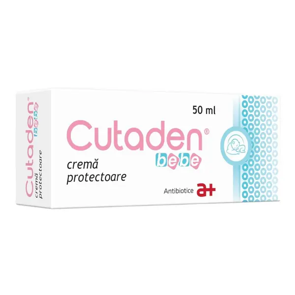 Crema protectoare Cutaden Bebe, 50 ml, Antibiotice SA