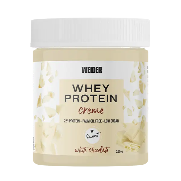 Crema proteica cu aroma de ciocolata alba Whey Protein White Spread, 250g, Weider