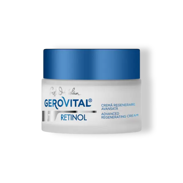 Cremă Regenerare Avansată 3% Retinol Pentru Ten Matur Antirid și Fermitate, Gerovital H3 Retinol, 50 Ml
