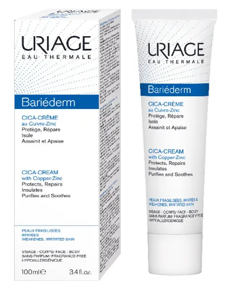 Crema reparatoare Bariederm Cica, 100 ml, Uriage