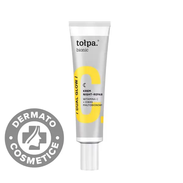Crema reparatoare de noapte Dermo Bionic Glow, 40ml, Tolpa