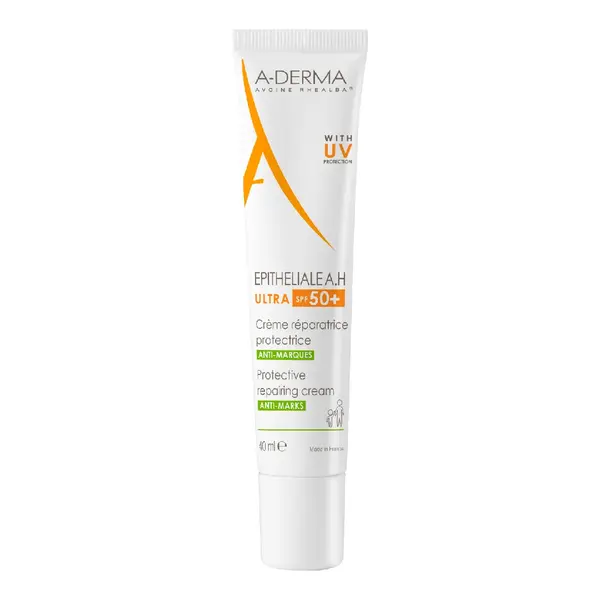 Crema reparatoare protectoare anti-semne Epitheliale A.H. Ultra SPF 50+, 40 ml, A-Derma
