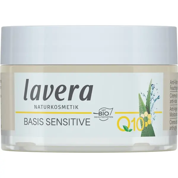 Crema sensitiv hidratanta de zi antirid cu coenzima Q10 jojoba bio si aloe vera bio - 50 ml