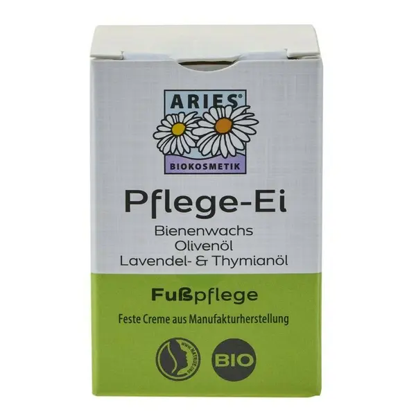 Crema solida pentru picioare cu ulei de masline, ceara de albine, ulei de lavanda si cimbru ecologica 50g Aries